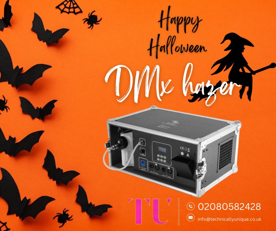 Halloween - dmx hazer - delivered