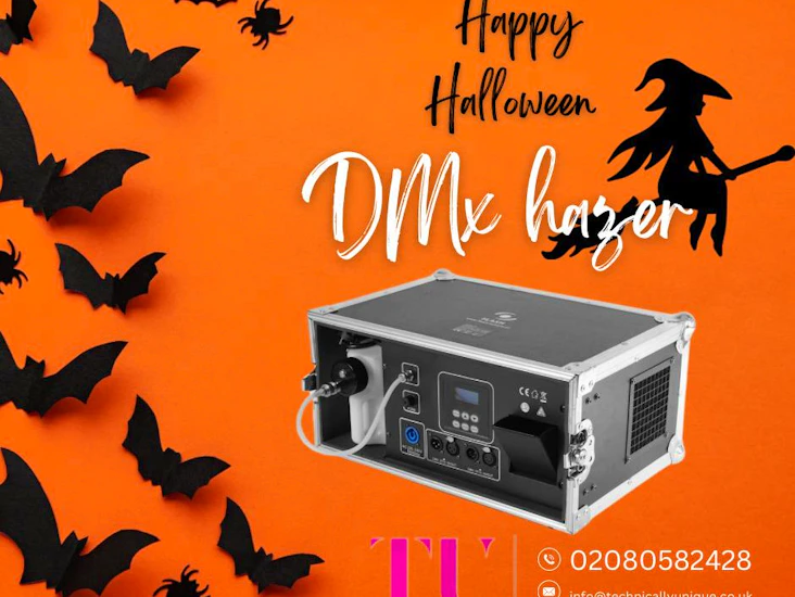 Halloween - dmx hazer - delivered