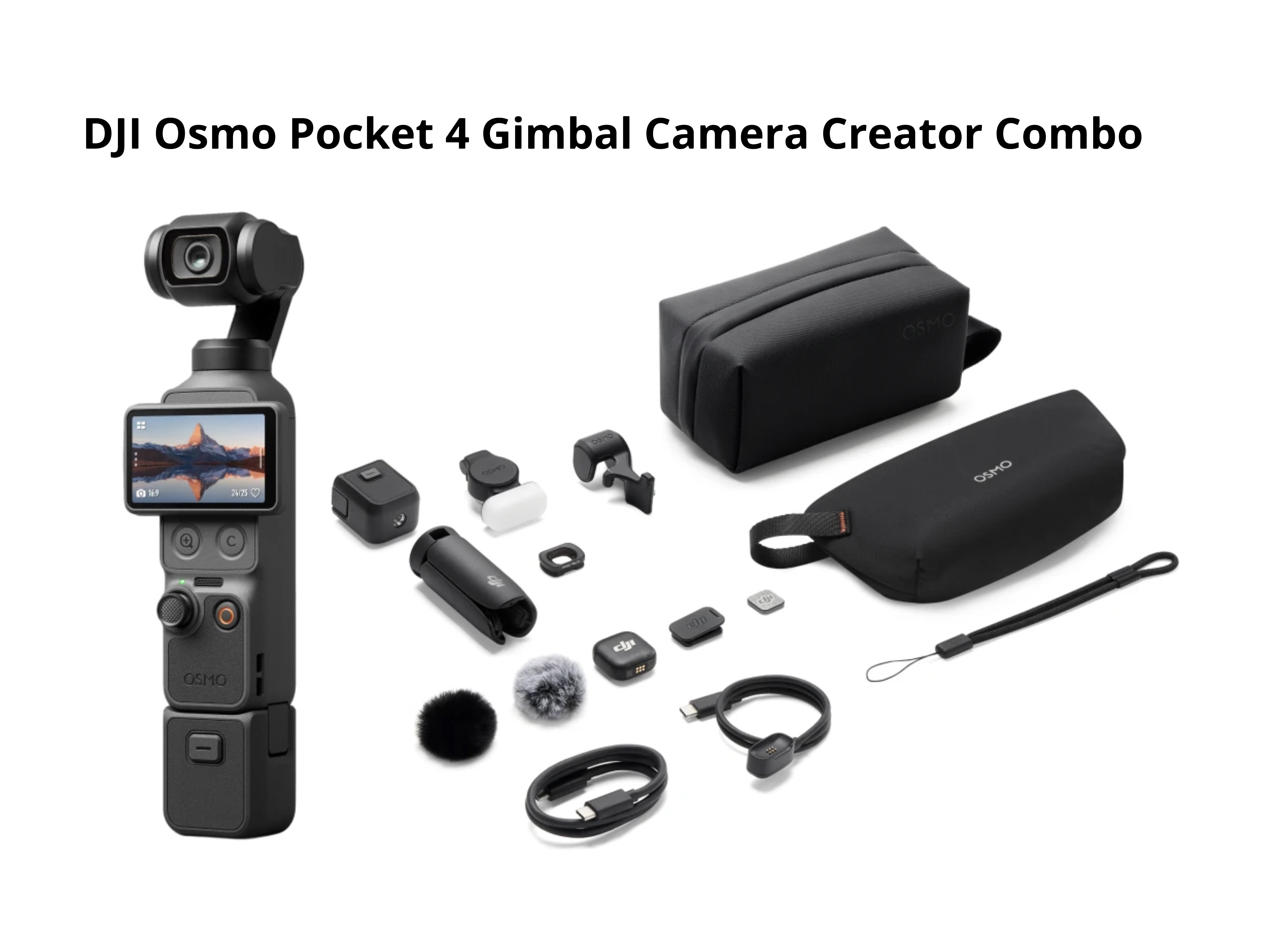Dji osmo pocket 4 gimbal camera creator combo