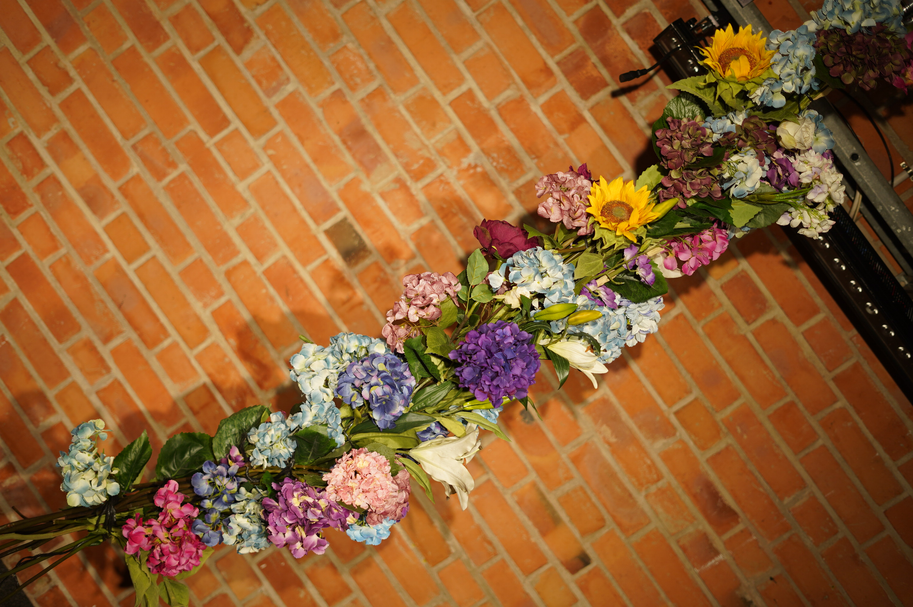 Konstblommor lång girlang! konstväxter 