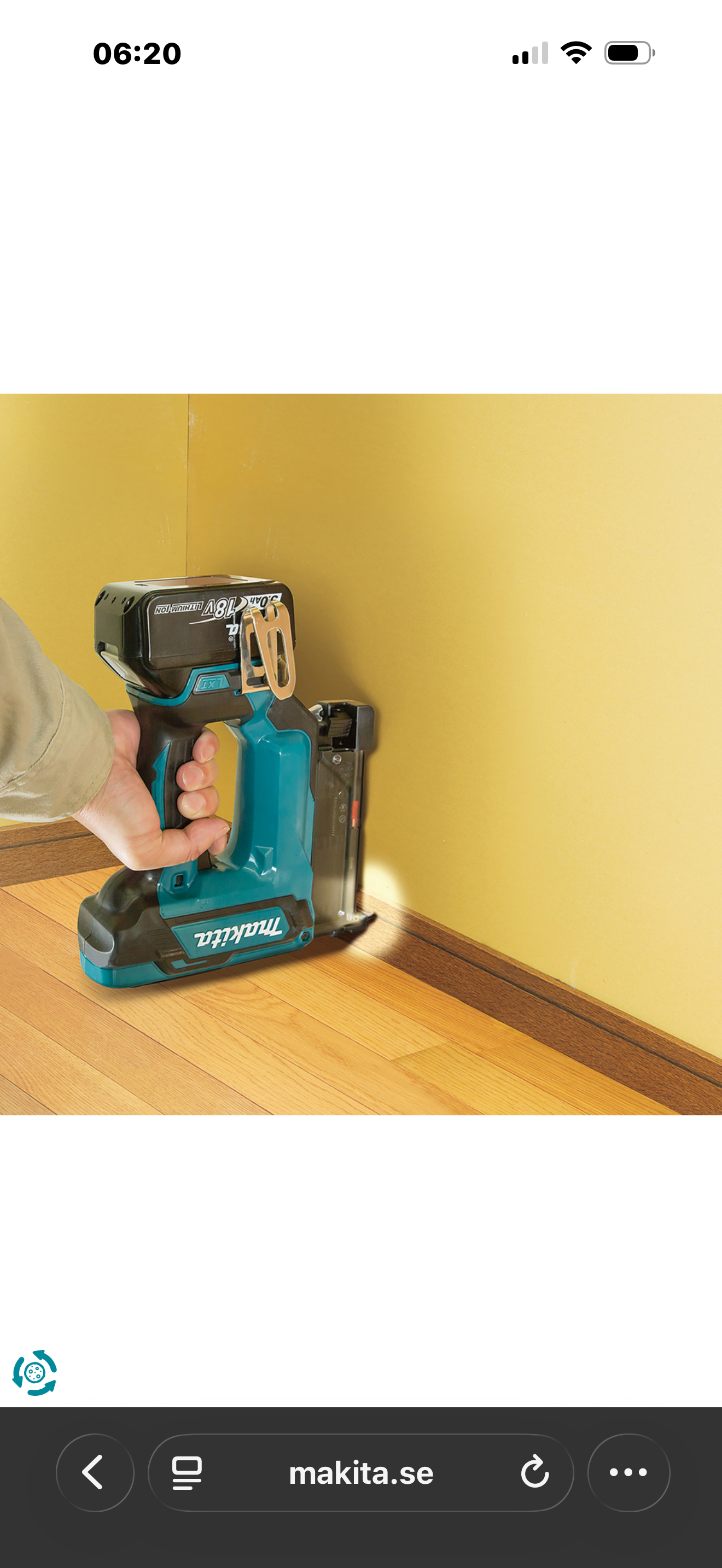 Makita dpt353 18v – dyckertpistol (micro pins) för finsnickeri