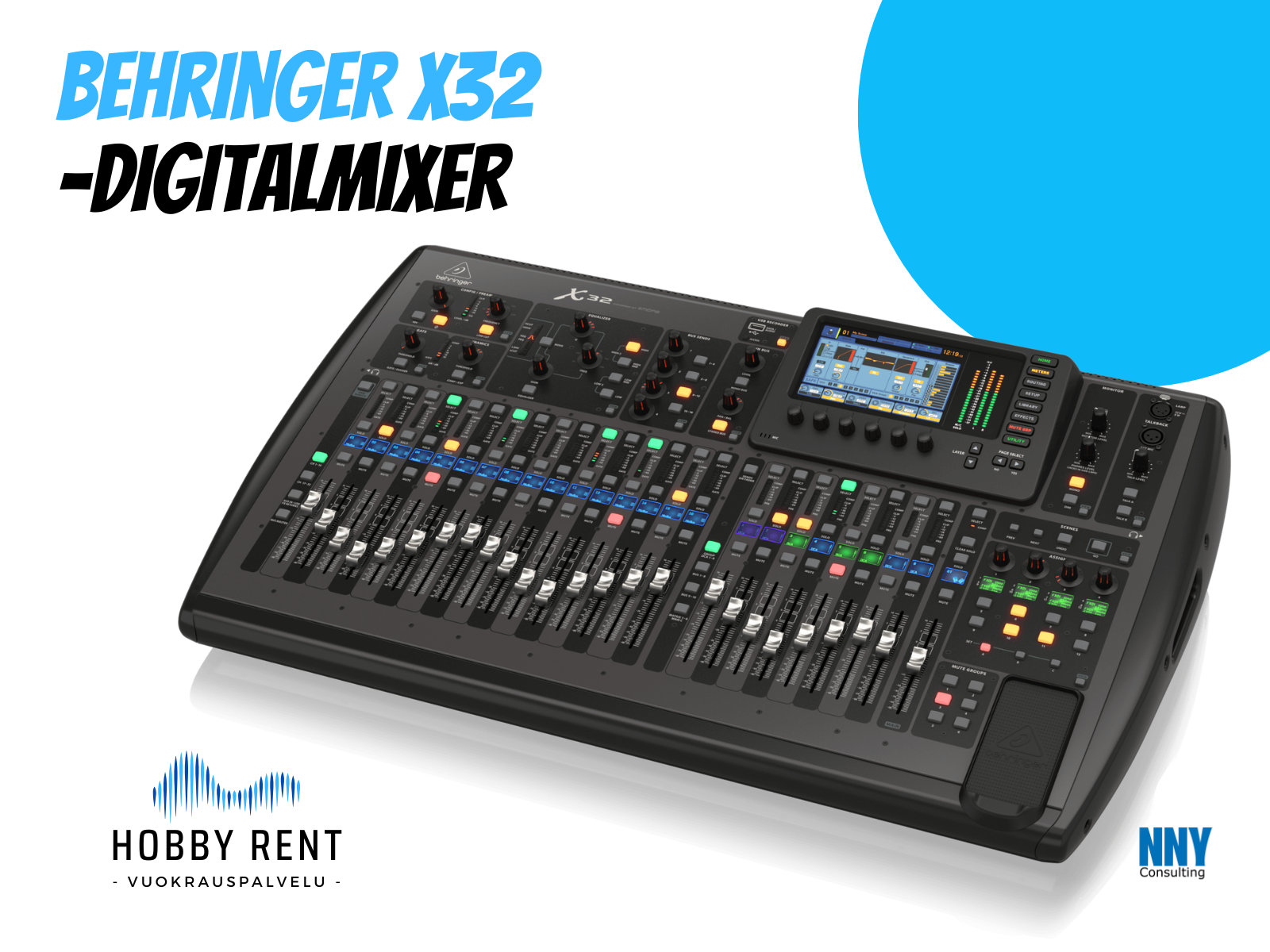 Behringer x32 – digitaalinen mikseri
