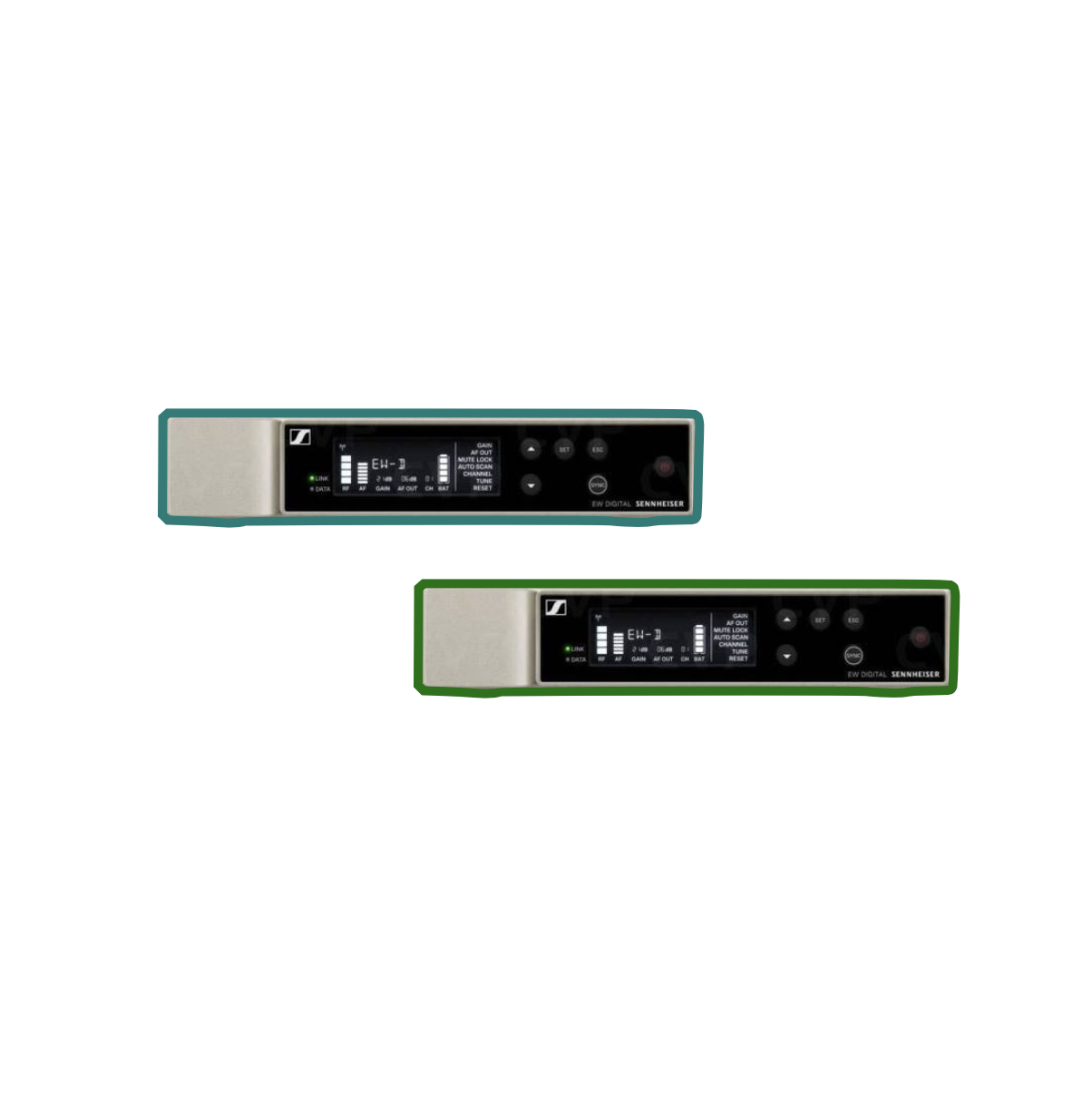 2x sennheiser ew-d  wireless receiver (only)