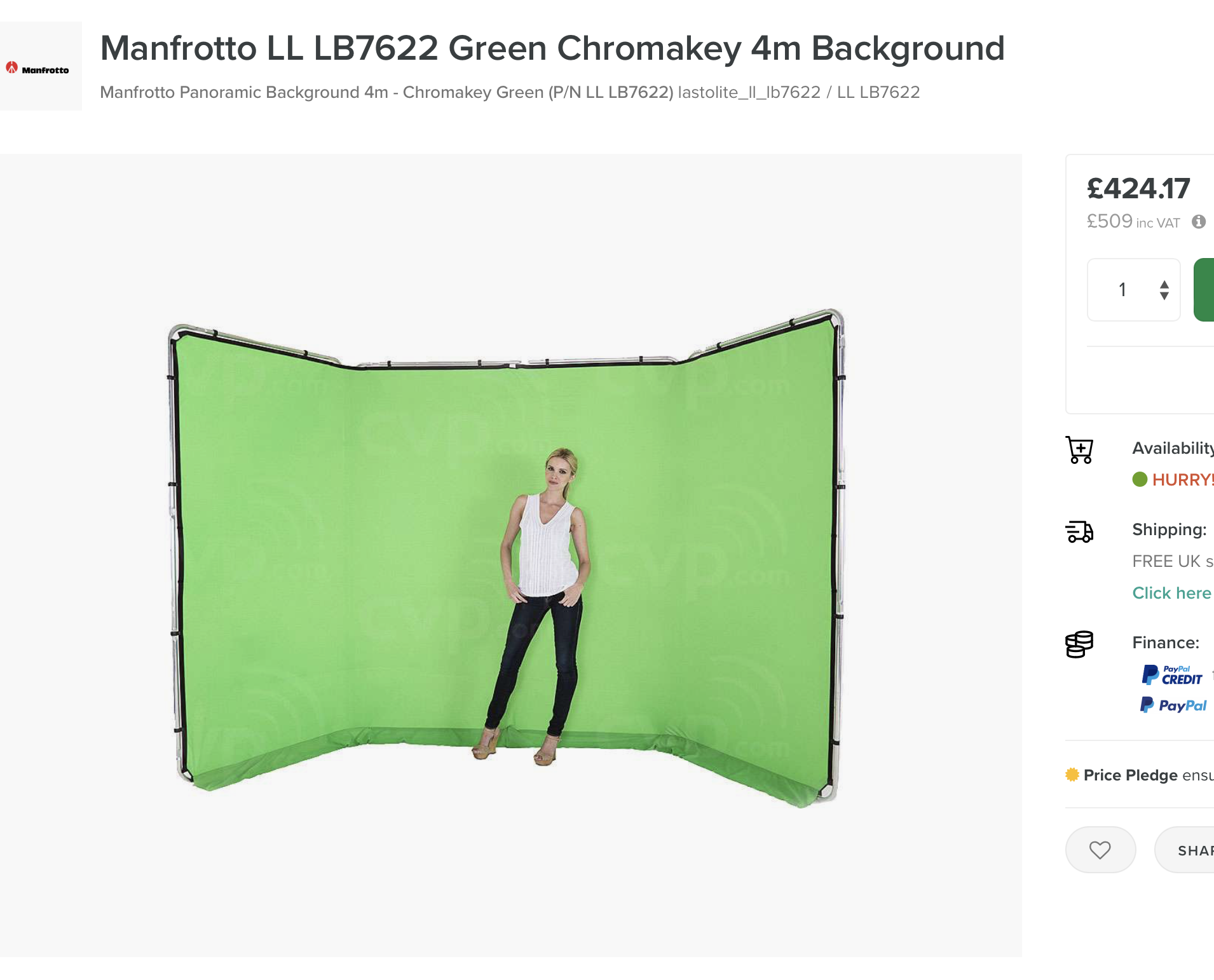 Greenscreen cove 4m