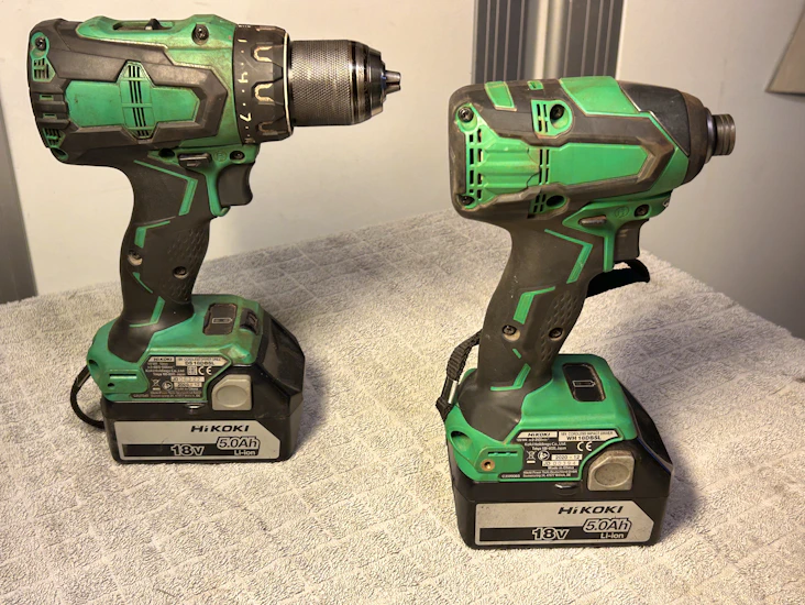 Paket borrskruvdragare + slagskruvdragare