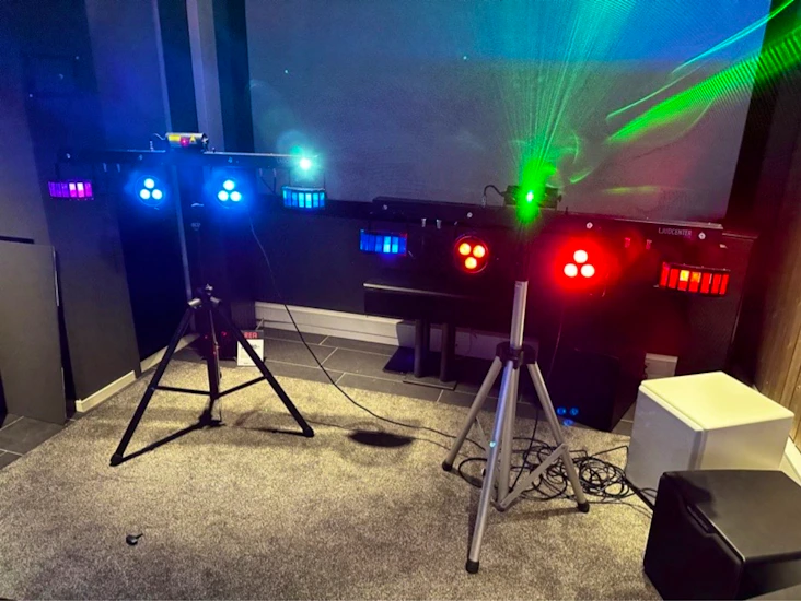 Discoljus - ljusstativ - led