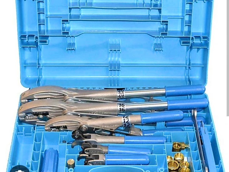 Sanipex verktøyboks, komplett