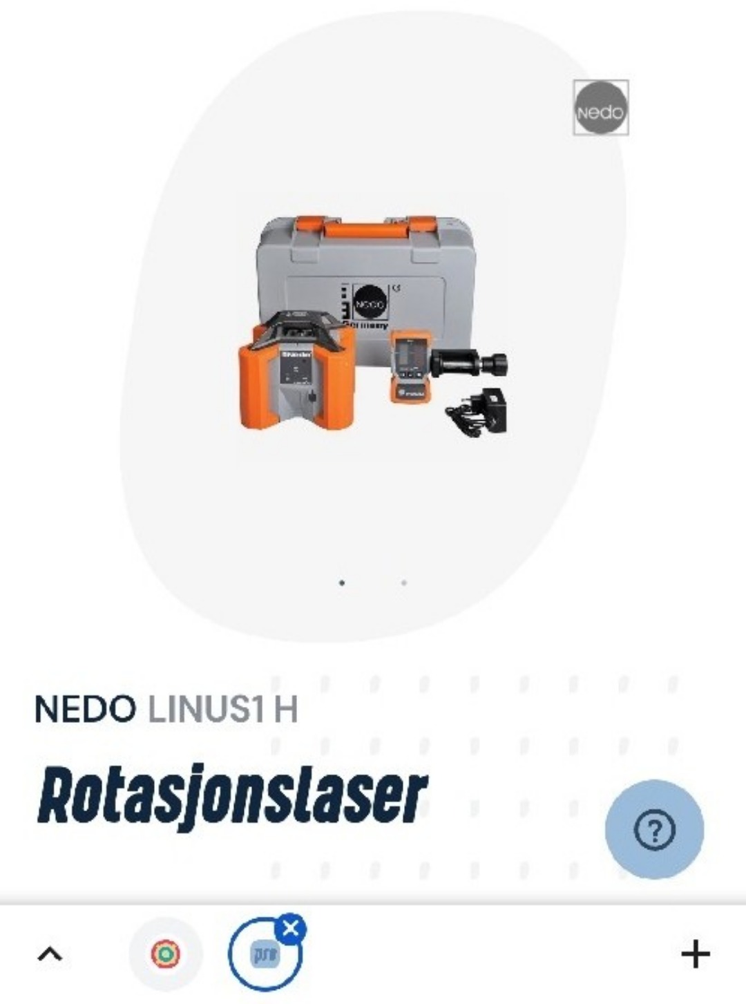 Nedo linus h rotasjonslaser