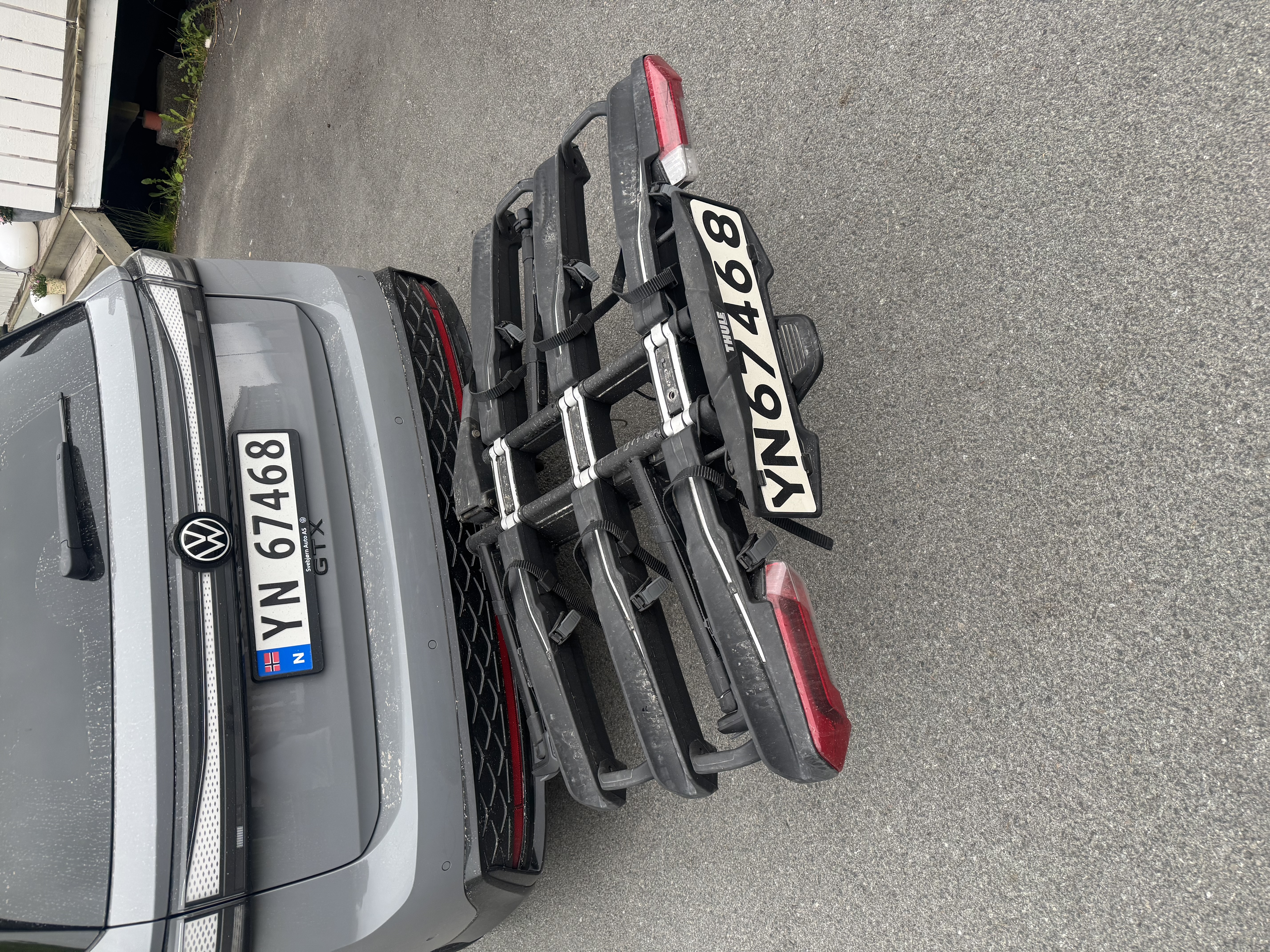 Thule epos med plass til 3 sykler