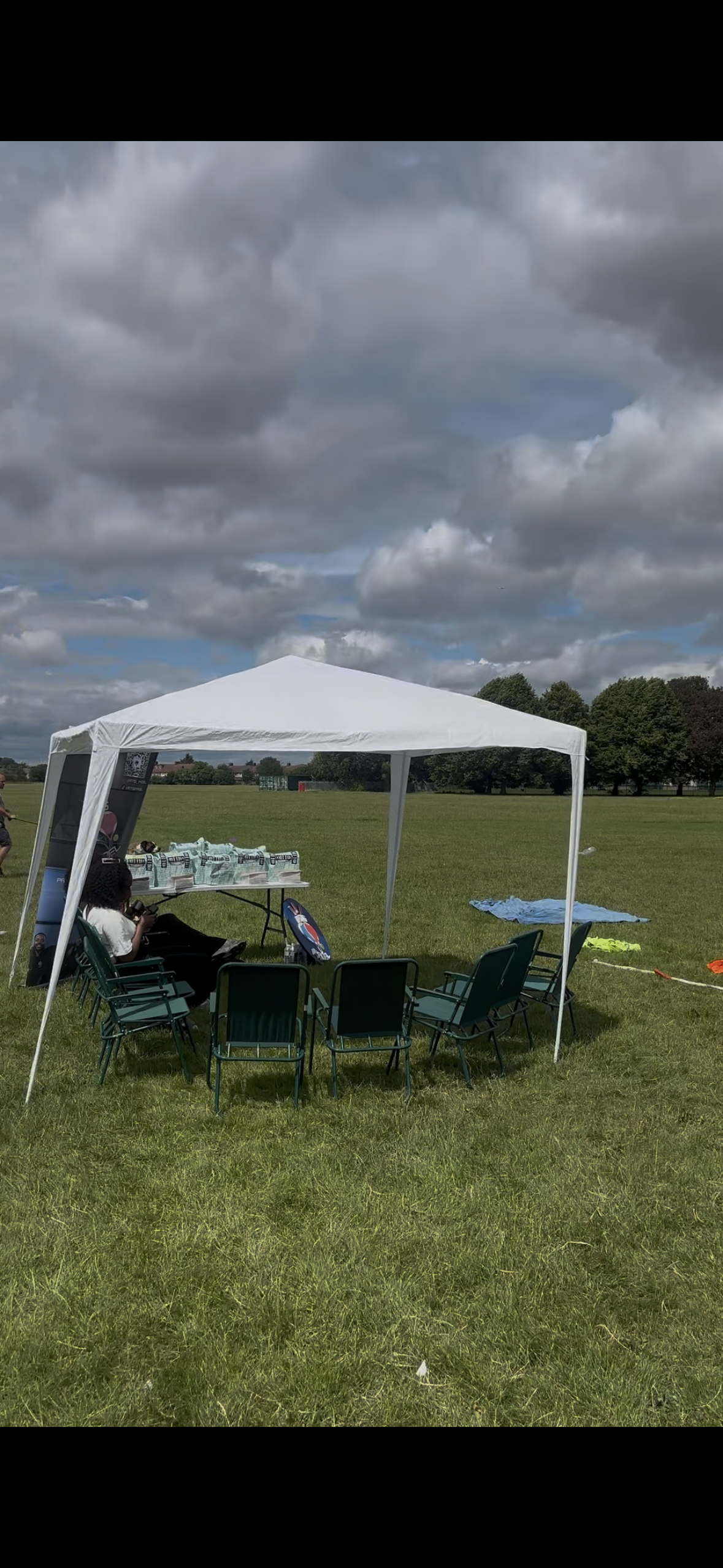 3m x 3m garden gazebo for hire – bbqs, parties & events