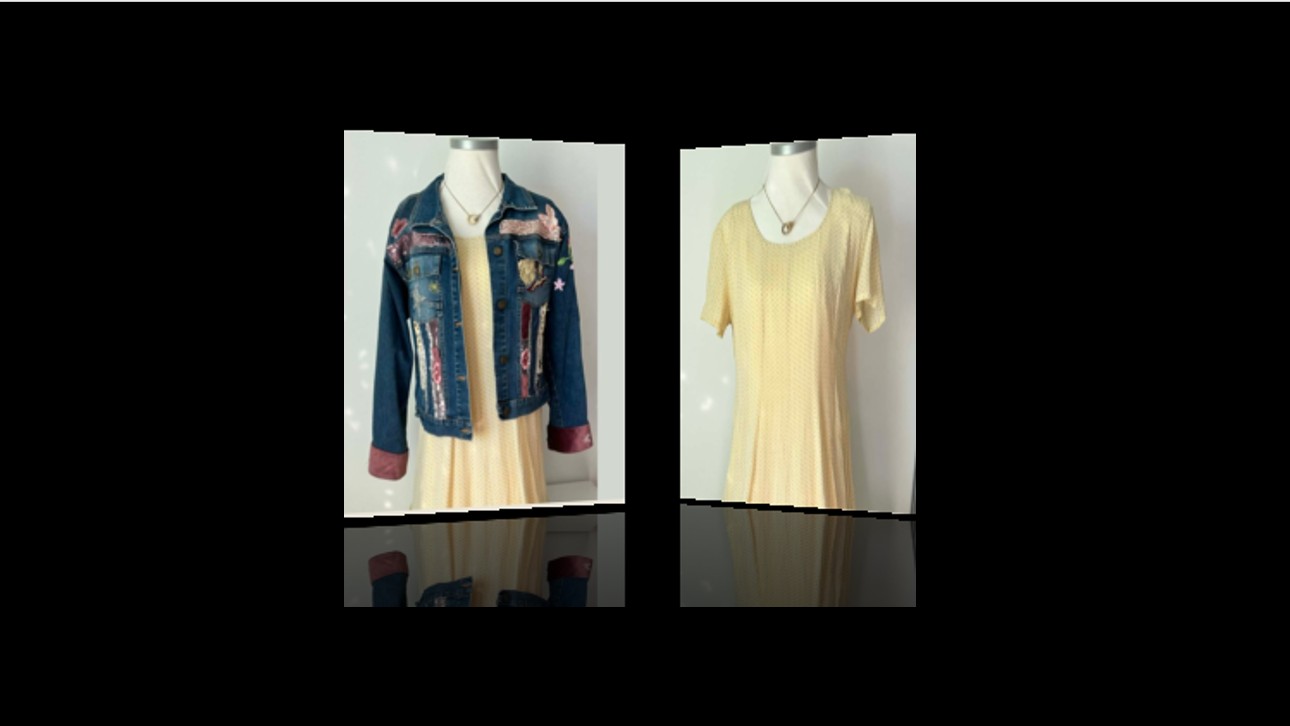 Glamour möter tuff demin -  jeansjacka med glitter och unika detaljer. glamjackan sofo 