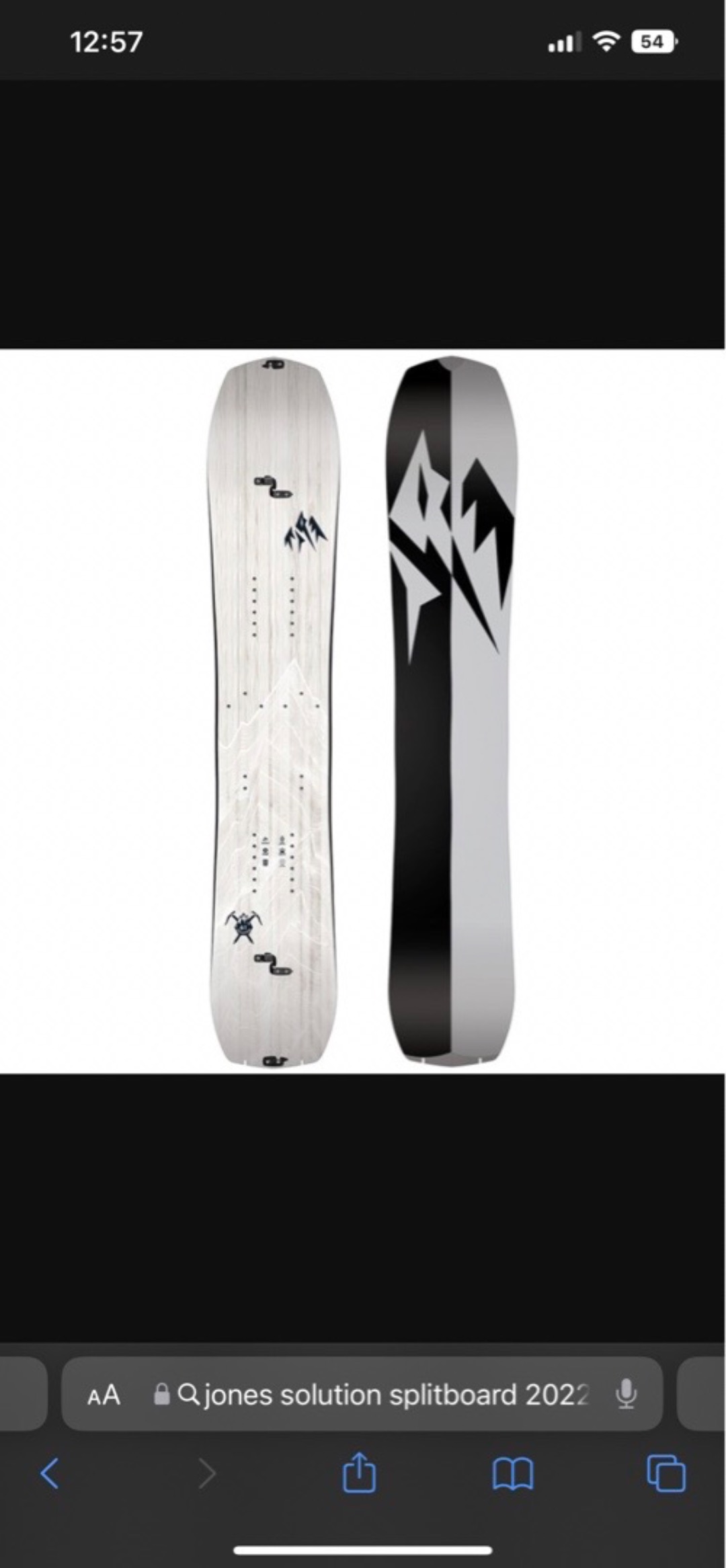 Jones solution 161 herrebrett splitboardpakke
