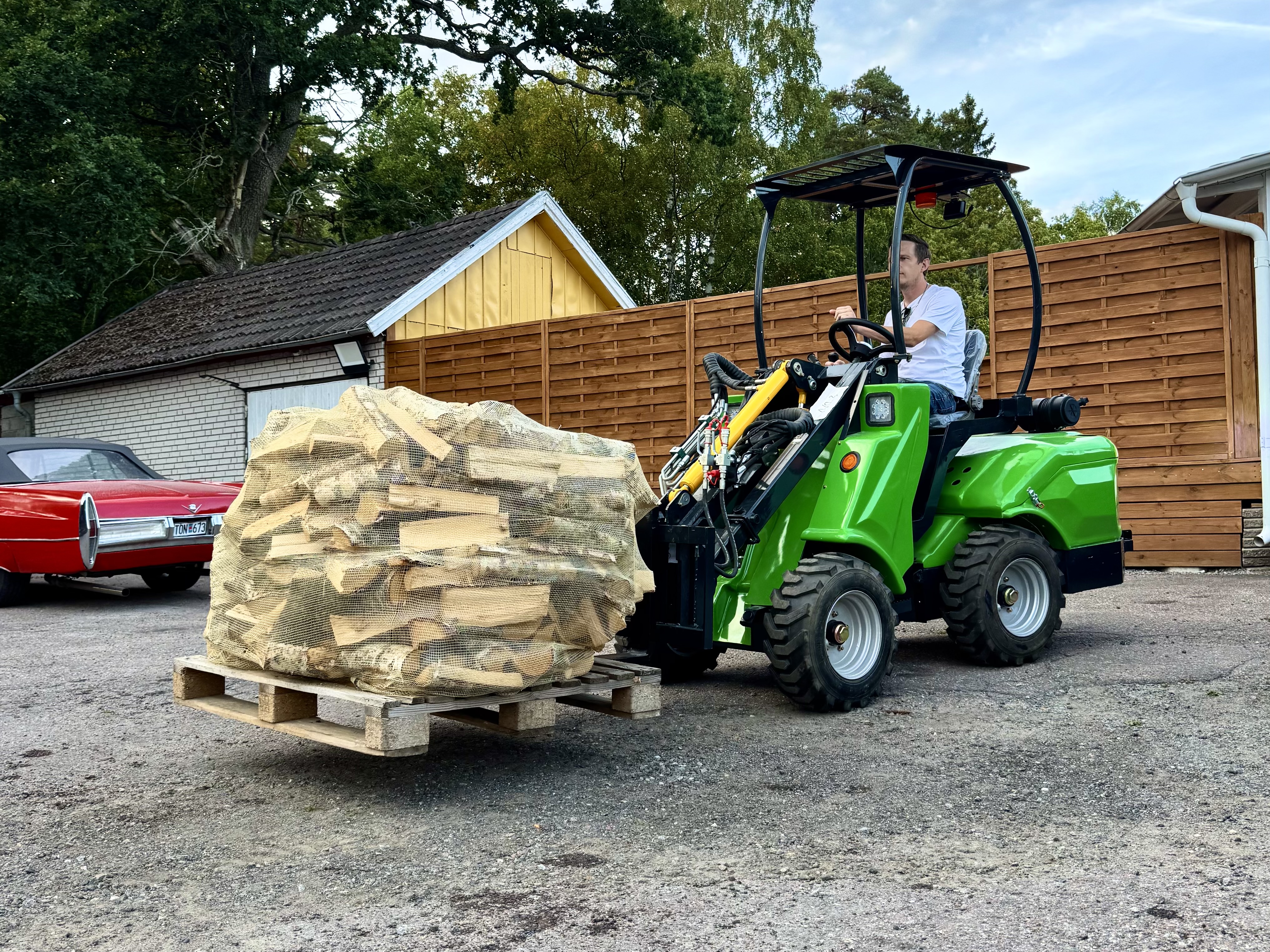 Hjullastare teleskop lyft 800 kg