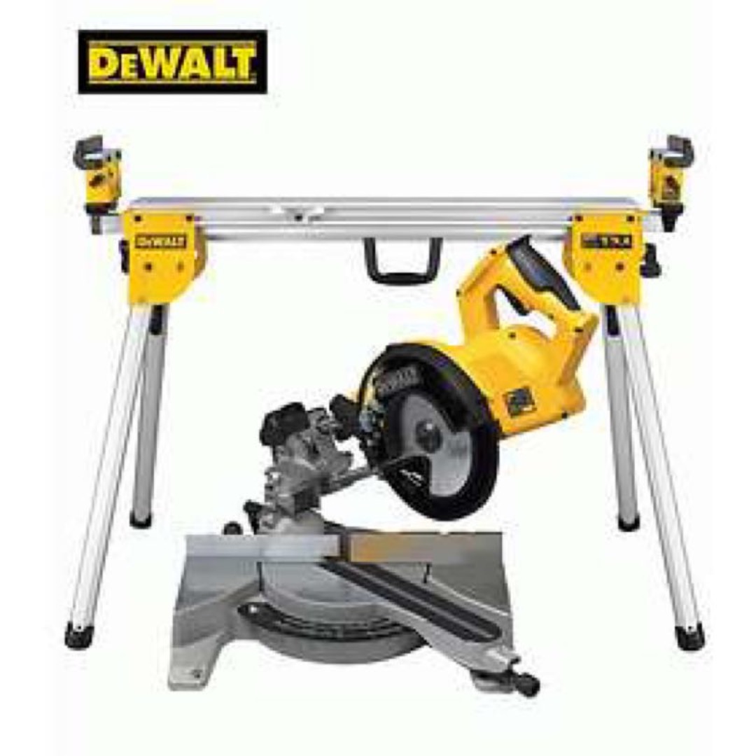 Kap & gersåg dewalt dw770 med stativ 