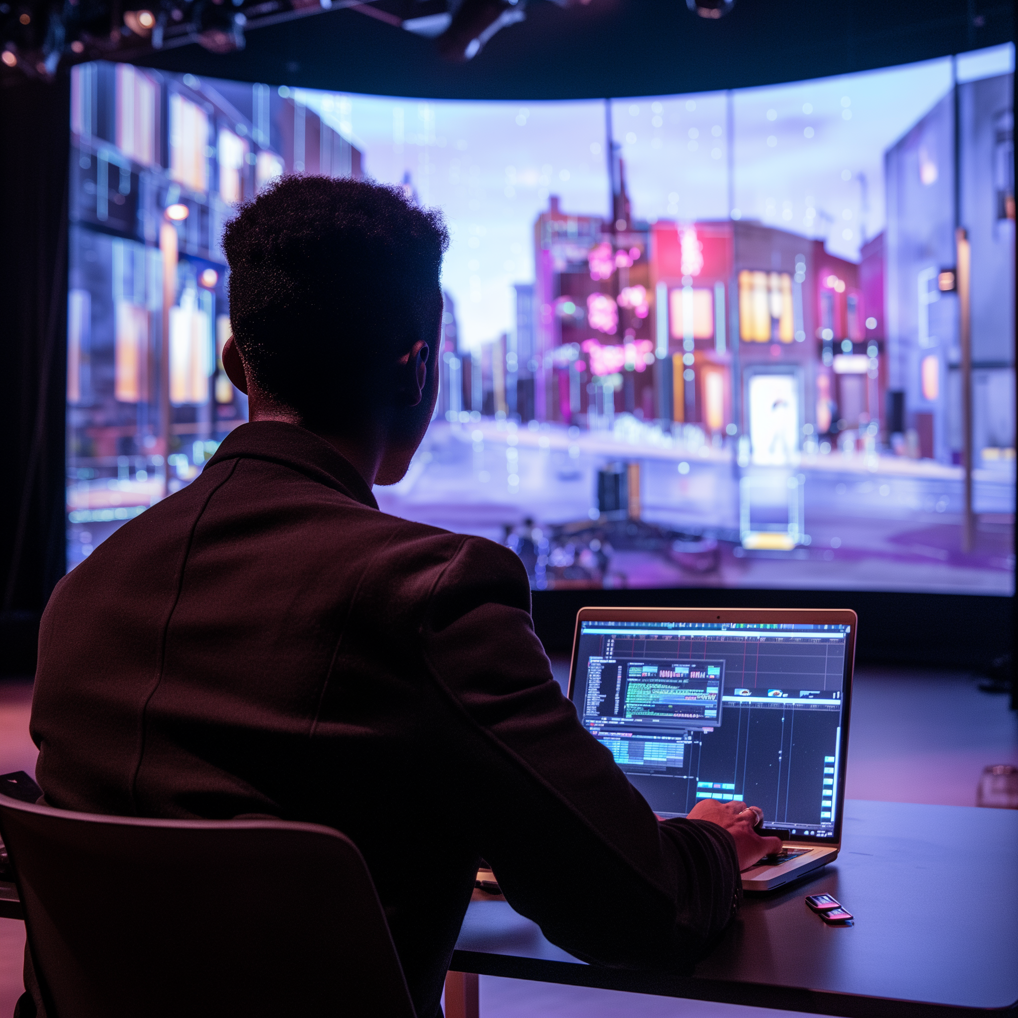 Creative digital lab virtual production studio