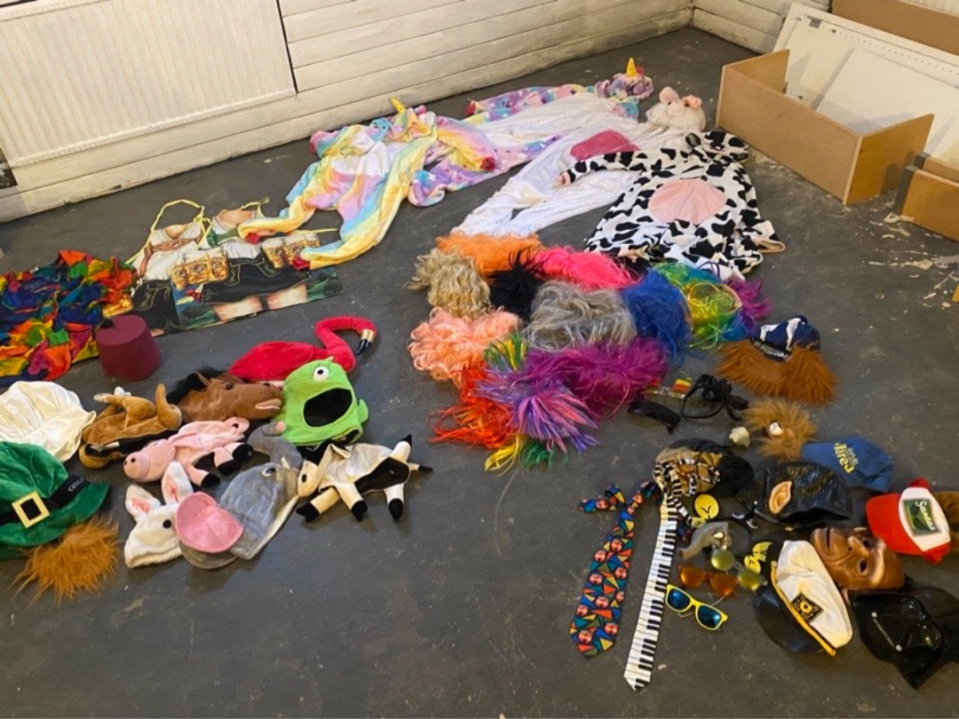 Stor utklädnadslåda / maskeradlåda