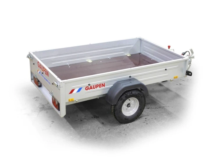 Gaupen maksvekt 750kg, nyttelast 625kg.