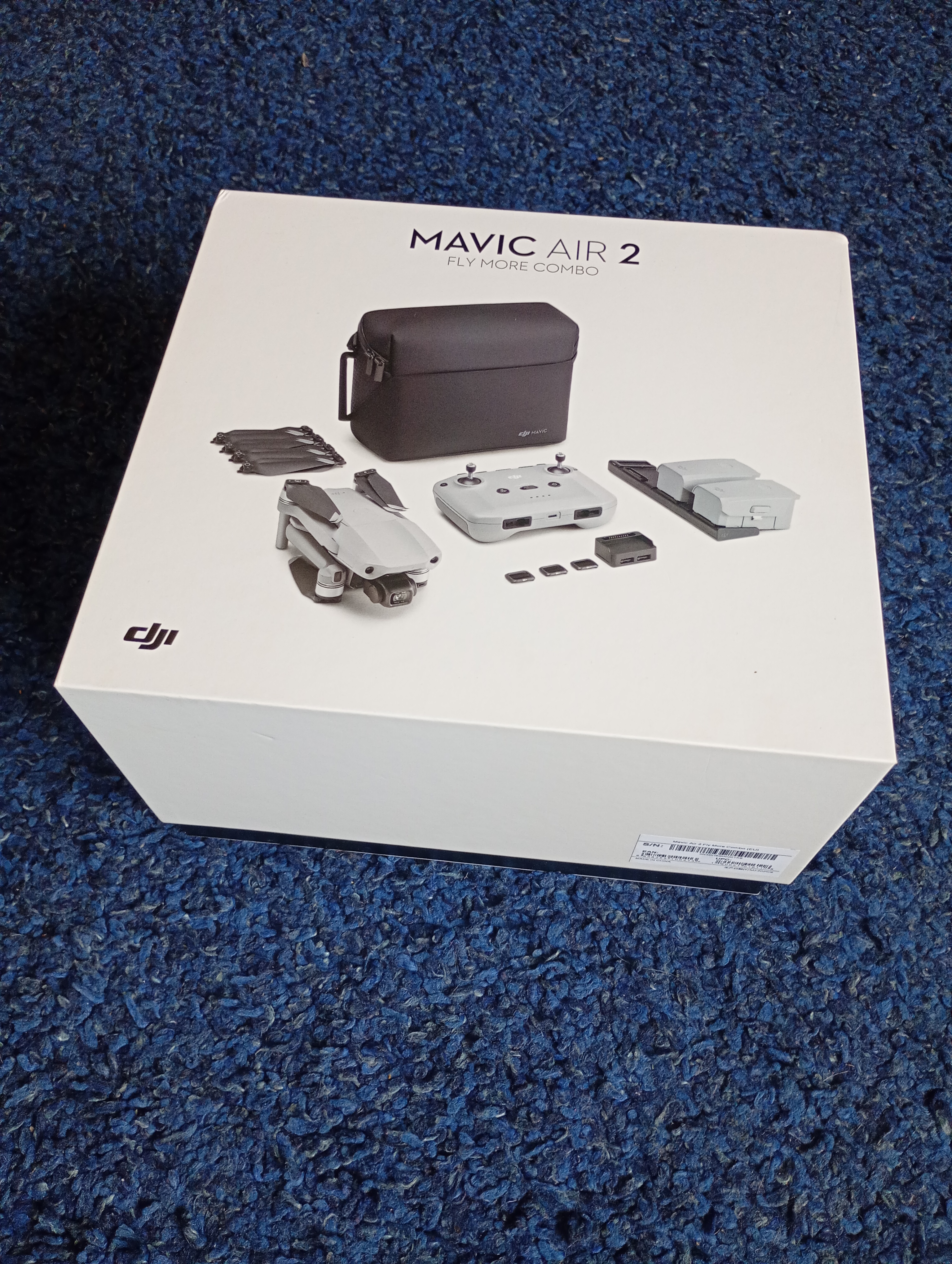 Dji mavic air 2 – komplett fly more combo – ubrukt