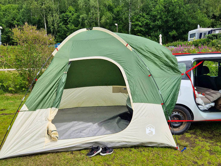 Biltält med tillbehör