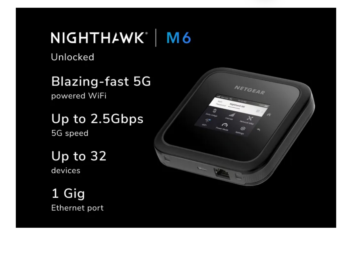 Netgear nighthawk m6 pro 5g router