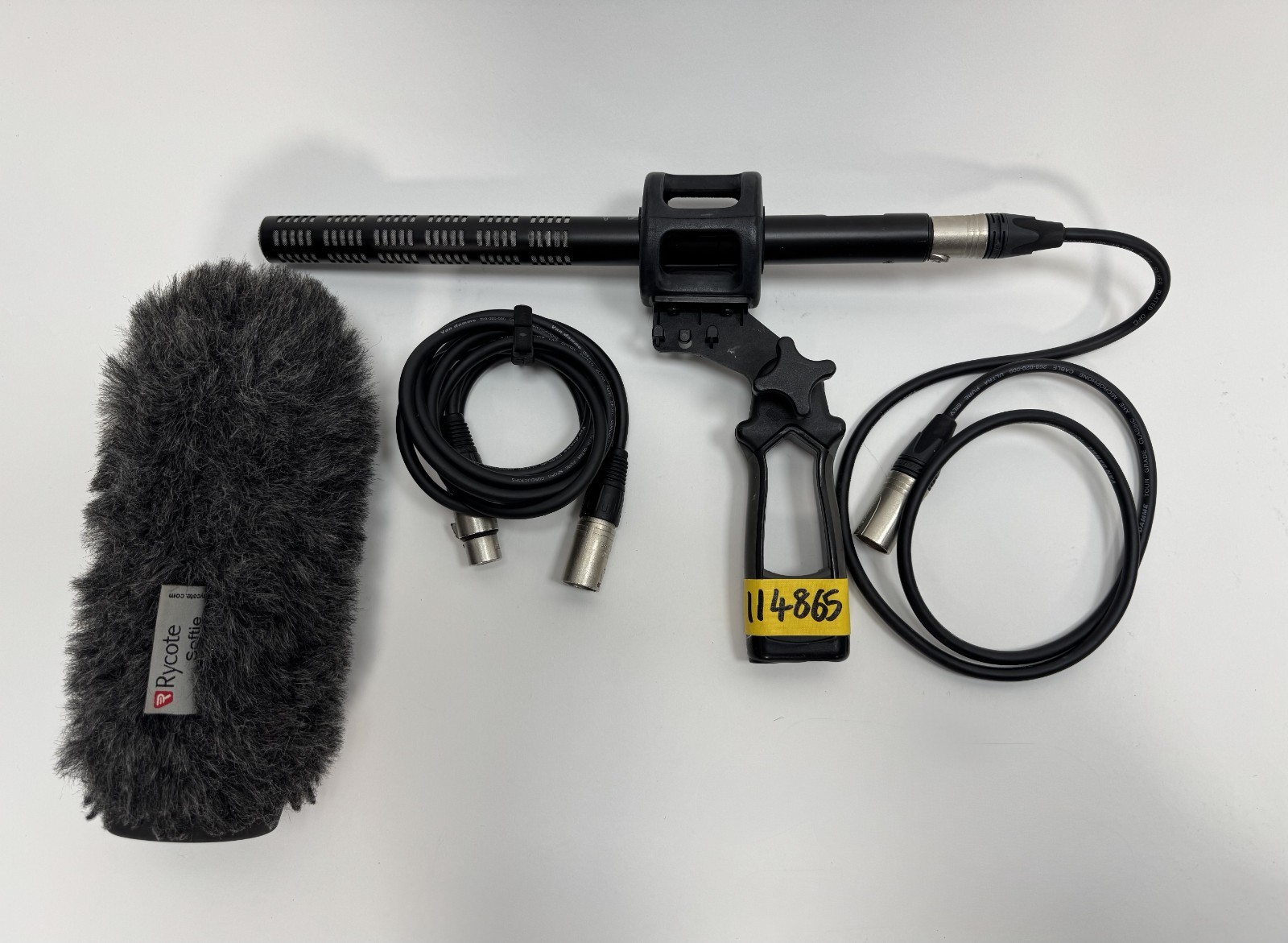 Sennheiser me66 k6 shotgun mic kit rycote windshield case bundle pro microphone