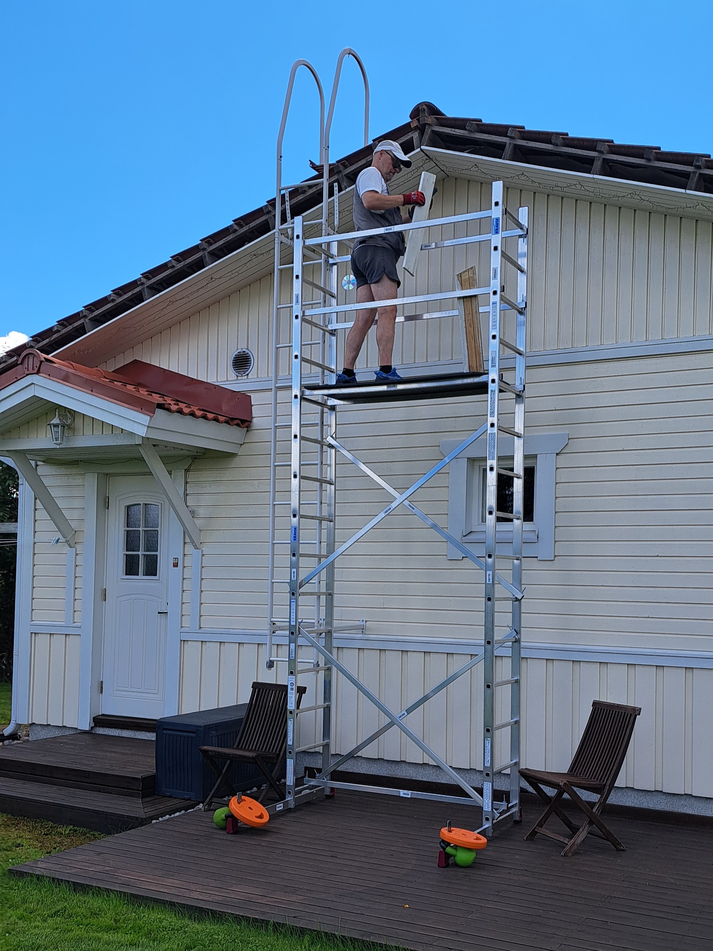 Rakennusteline alumiinia krause corda 5 metriä