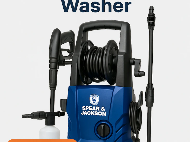 Spear & jackson 2200w pressure washer model: s2211pw