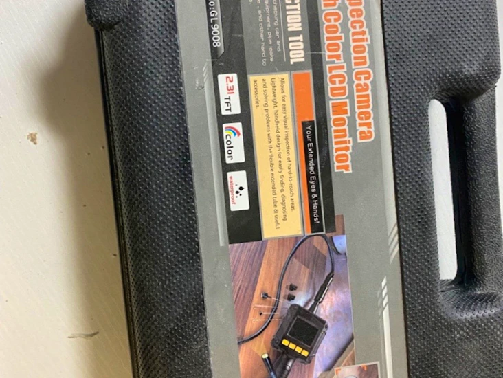 Belyst inspektionskamera