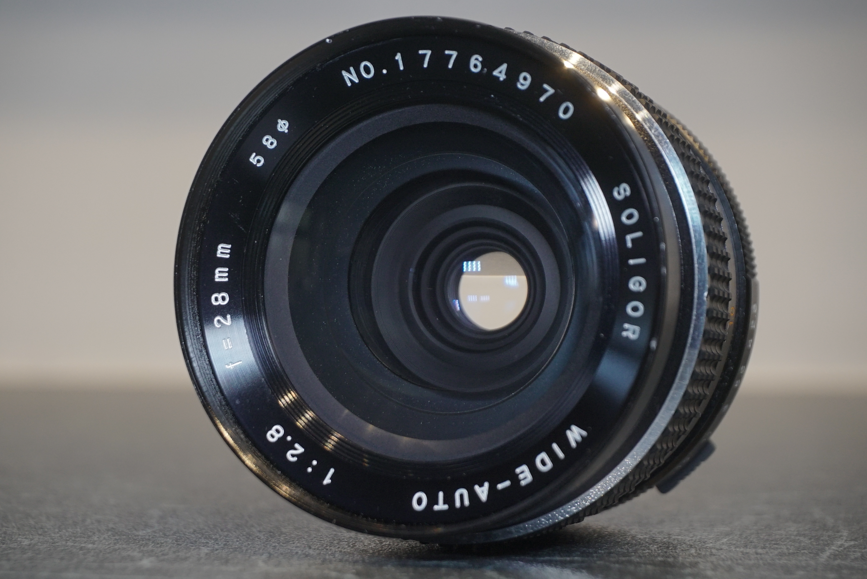 Soligor 28mm f/2.8 wide-angle prime lens (olympus om mount)