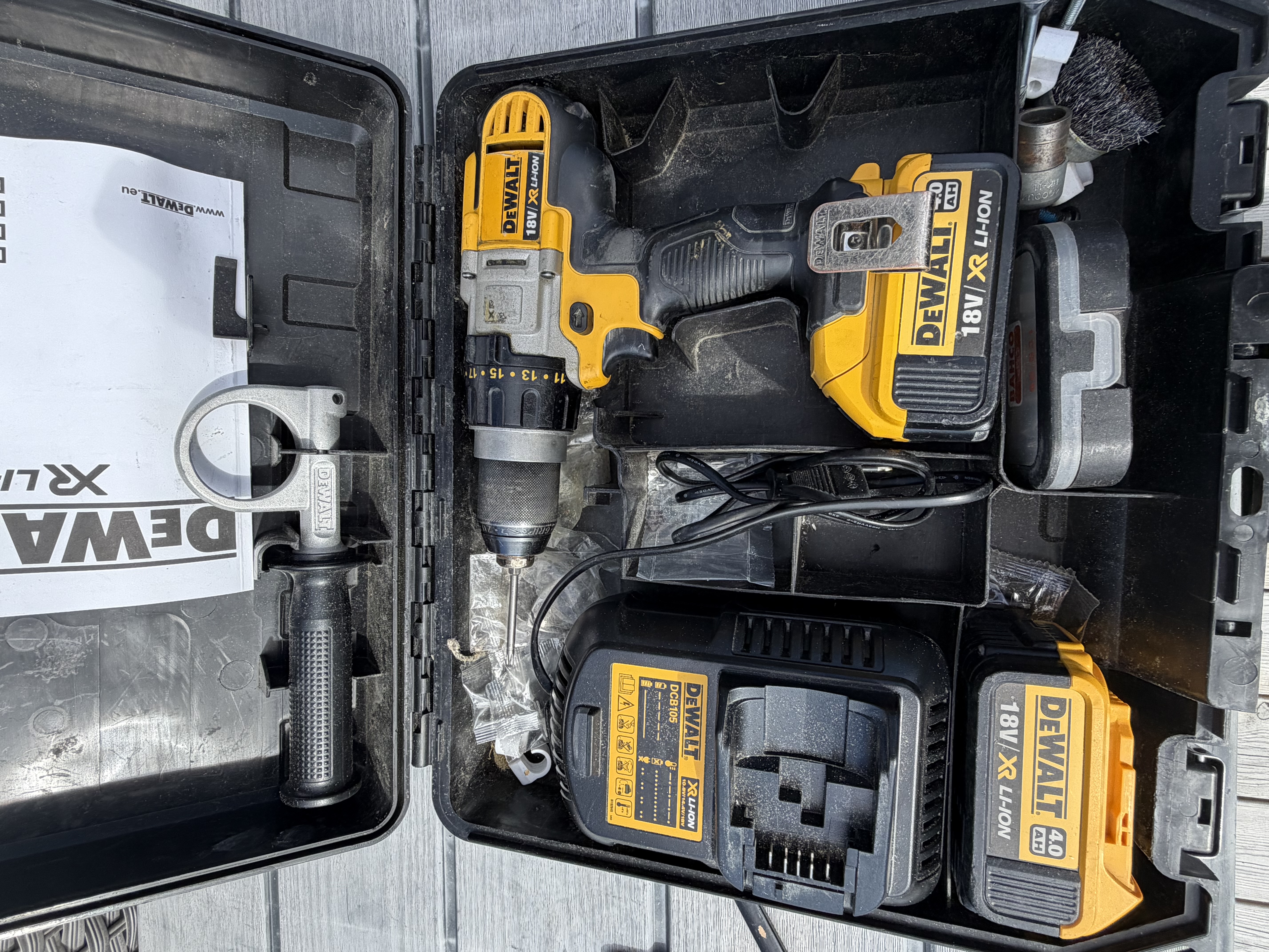 Dewalt xr 18v xrp proffdrill med 2 batterier