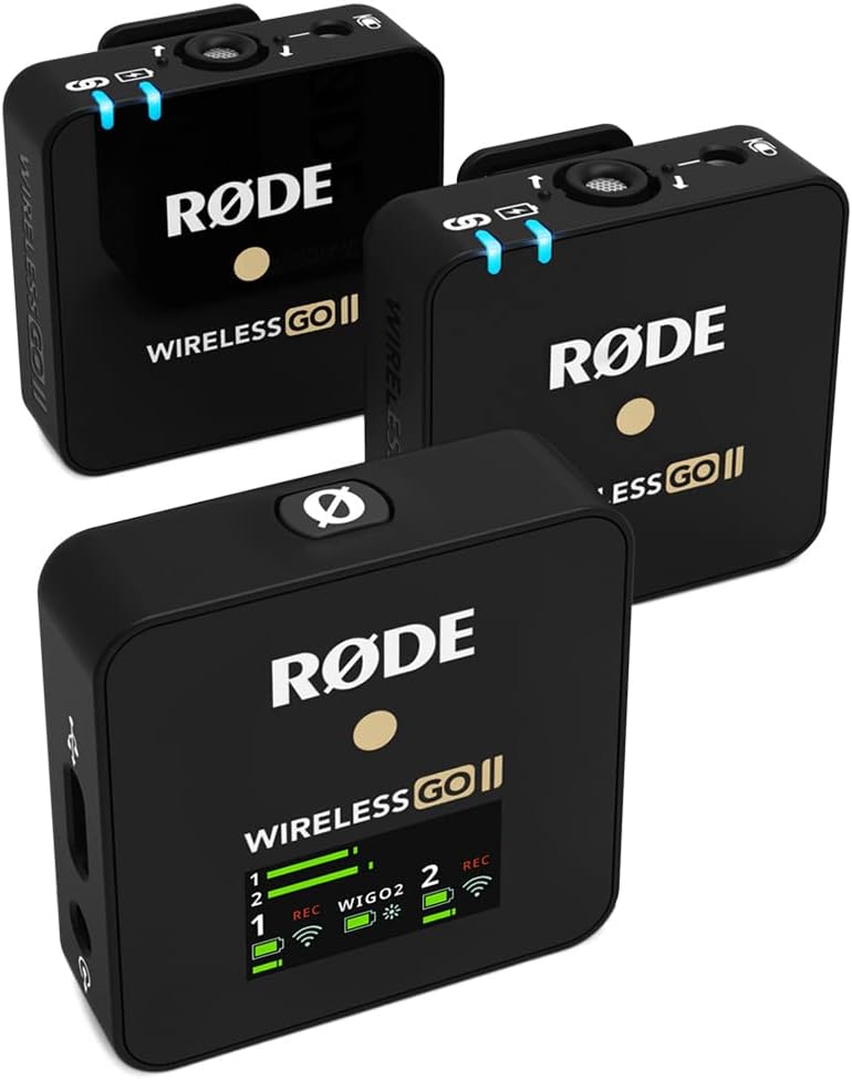 Røde wireless go ii ultra-compact dual-channel wireless microphone