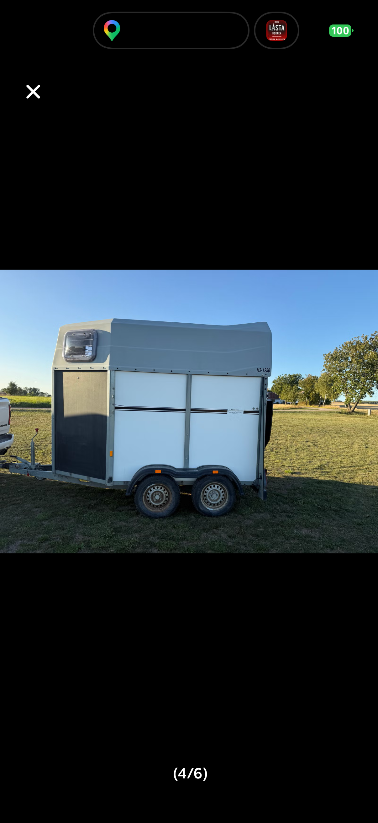 Hästtransport (låg totalvikt)