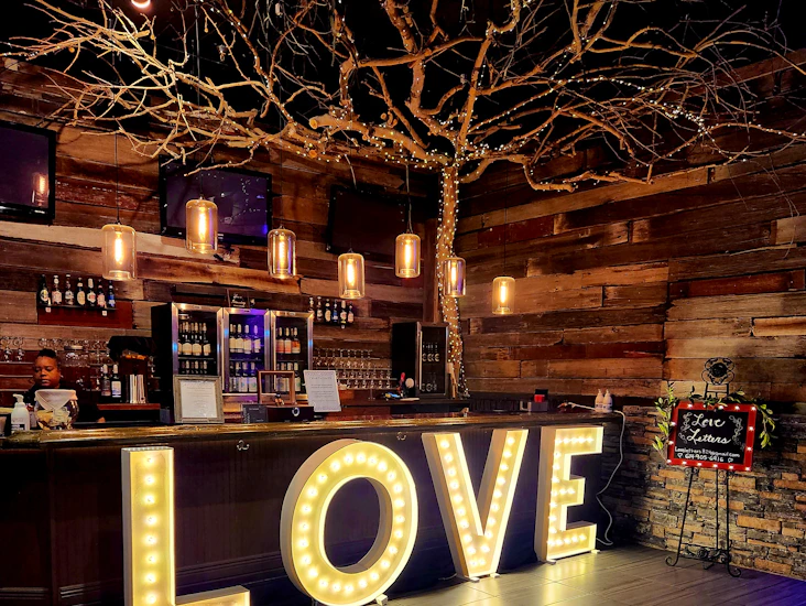 Giant marque letters for your big day or party