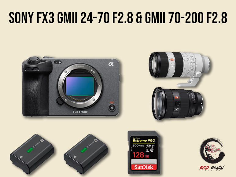 Sony fx3 gmii 24-70 f2.8 & gmii 70-200 f2.8
