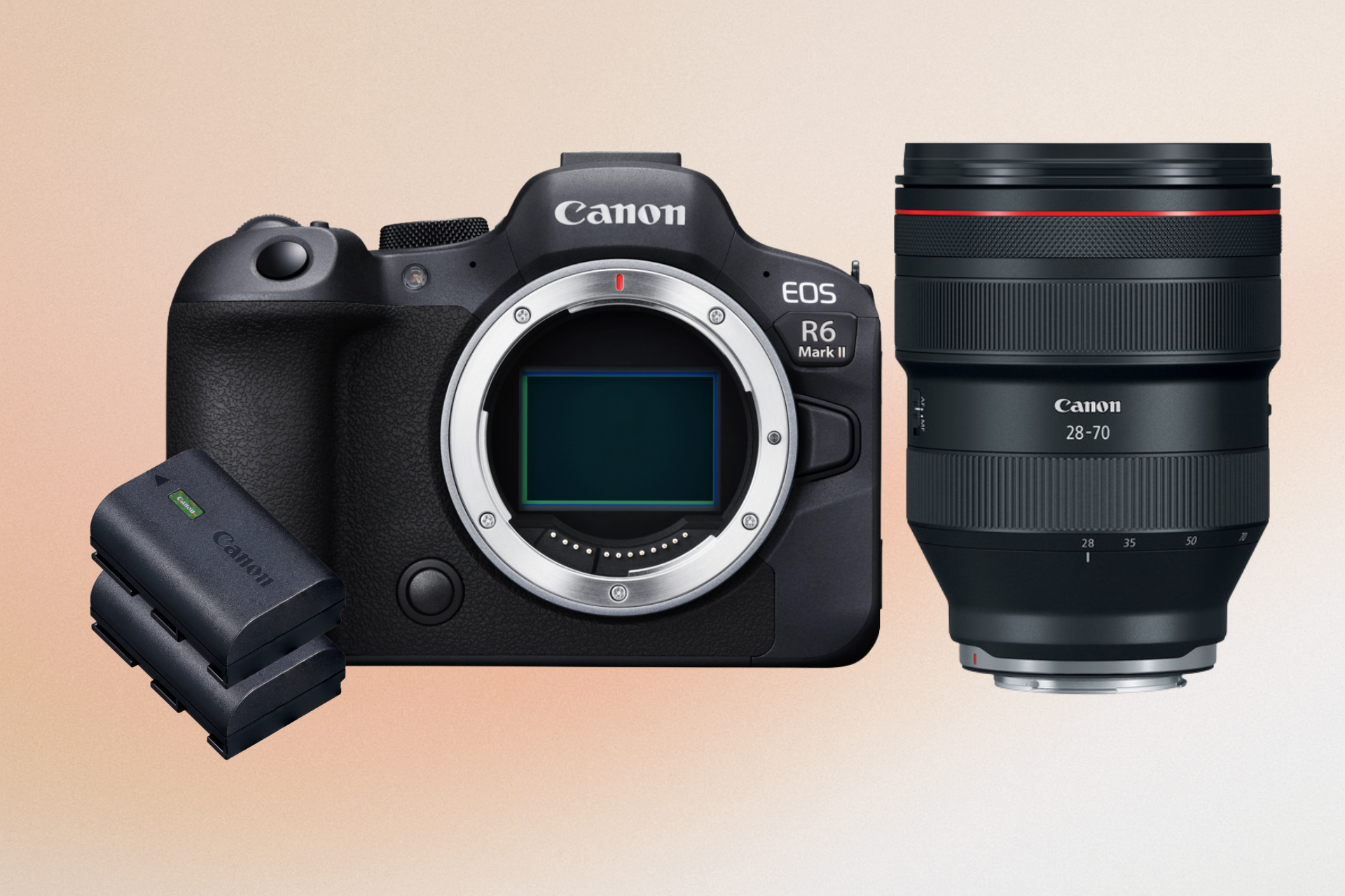 Canon eos r6 + rf 28-70mm f/2 l usm cinema & event production kit