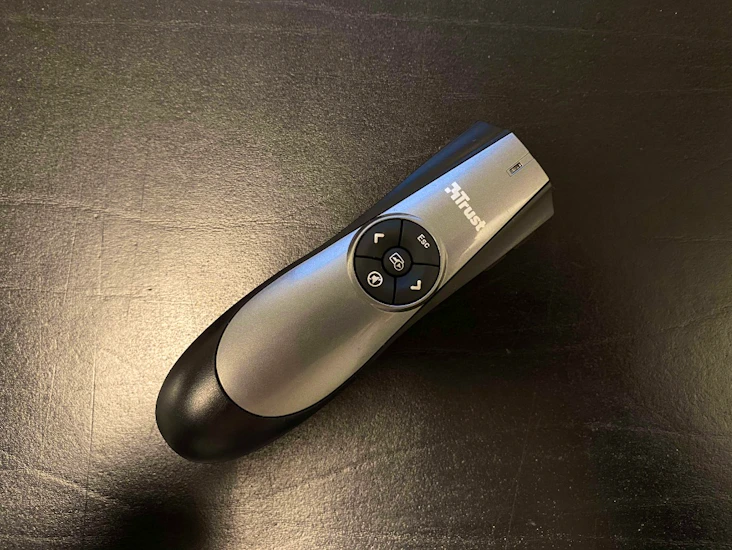 Smidig fjärrkontroll för presentationer