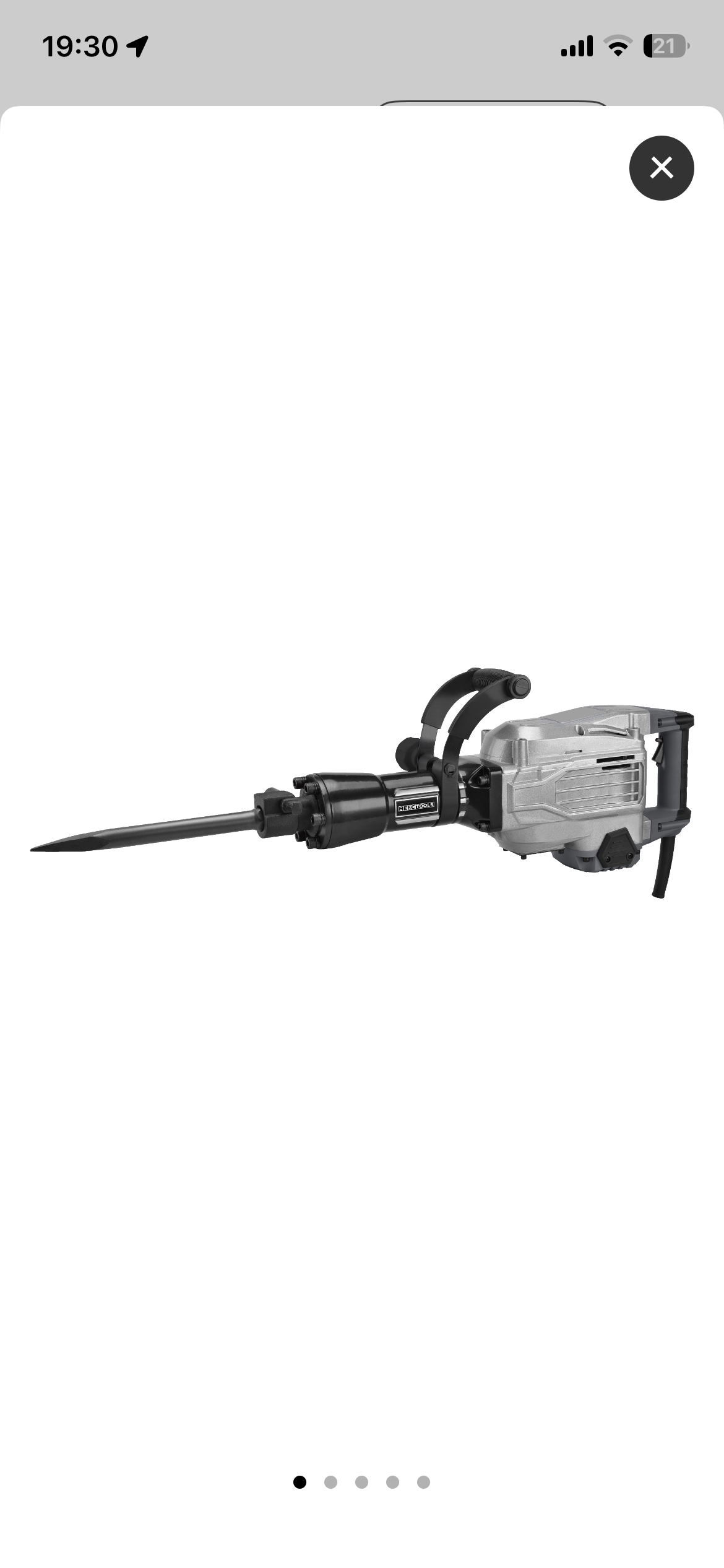 Meiselhammer/demoleringshammer
