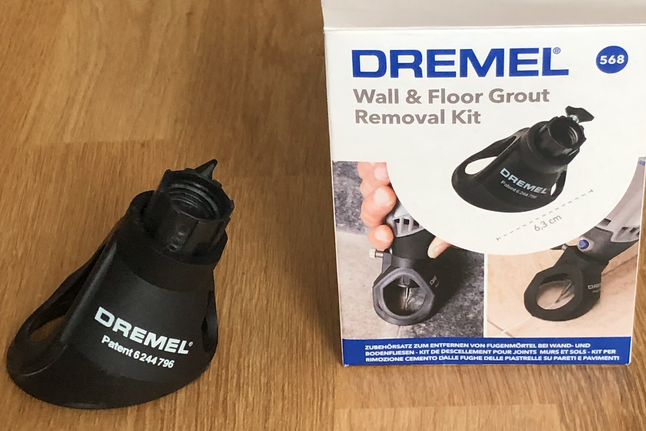 Dremel adaptor 568 tiles and grout