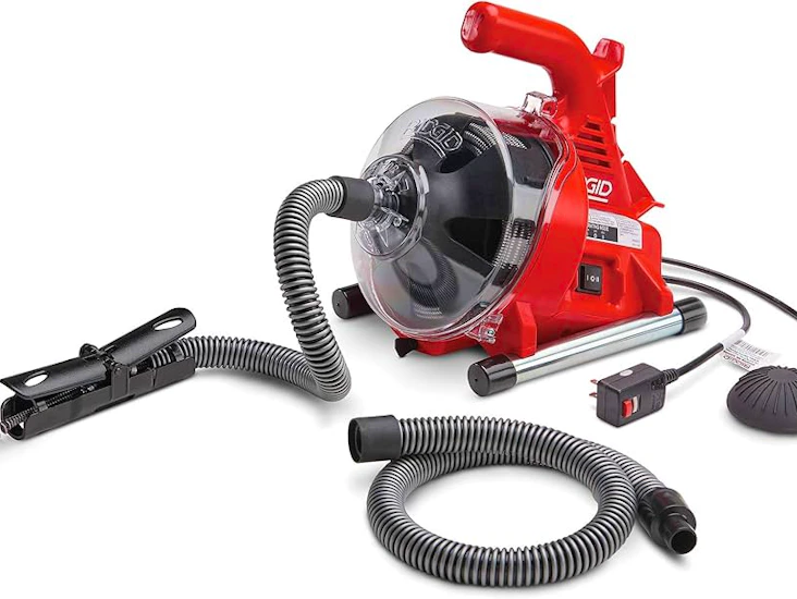 Ridgid 60753 drain cleaning machine, drain unblocker, drain auger