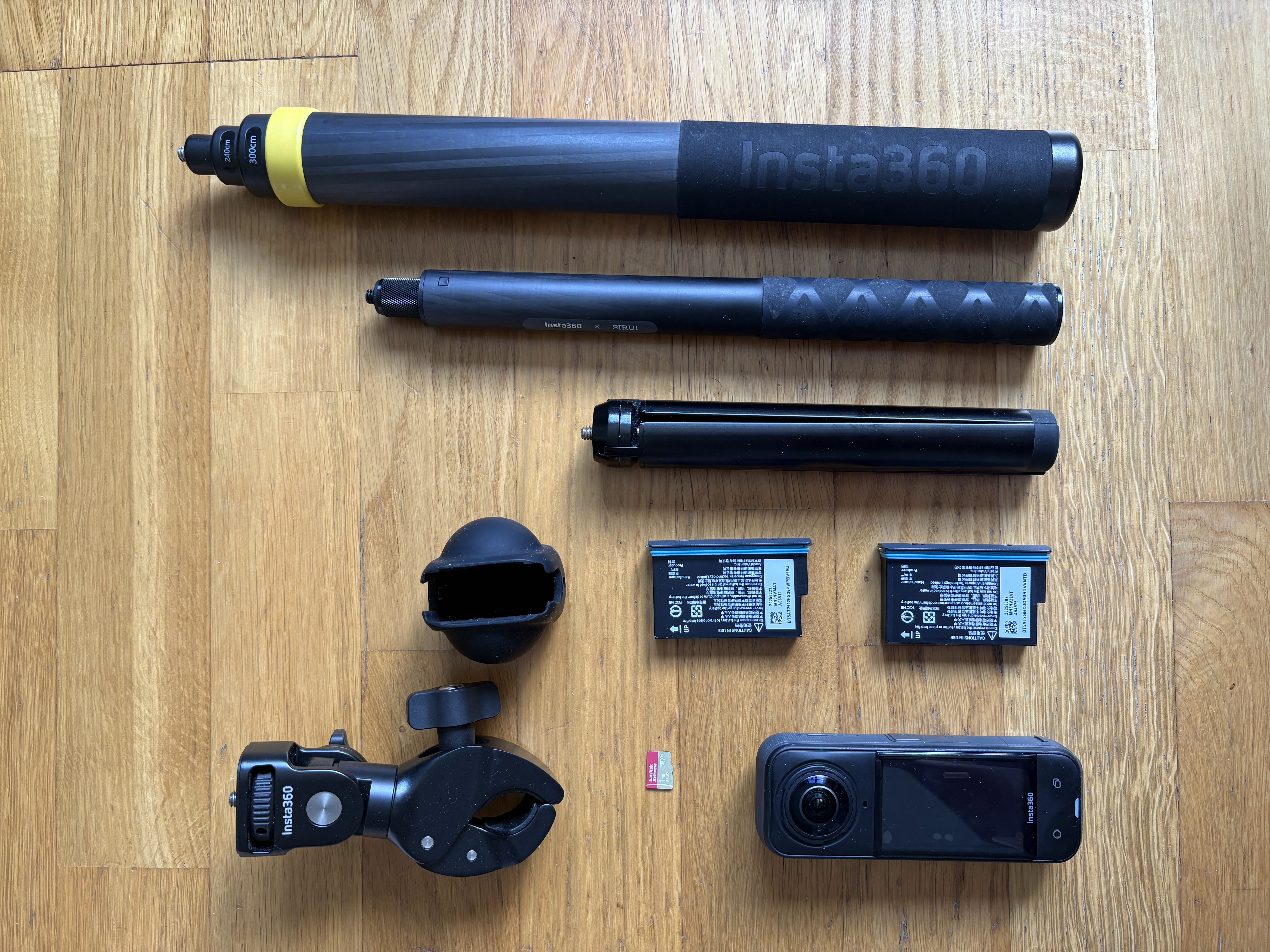 Insta360 x5 – 360° 8k  video - komplett utrustning för ditt filmprojekt! med frakt! 📦