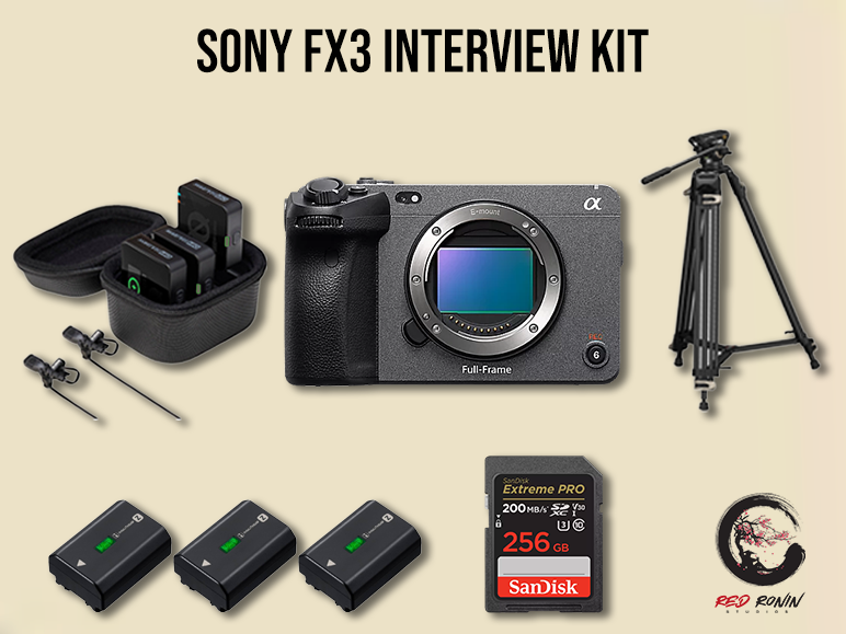 Sony fx3 interview kit