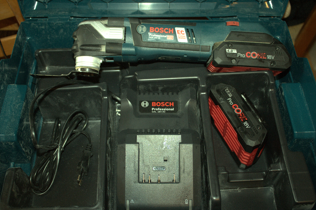 Drill/borrhammer/feinsag bosch 18v 