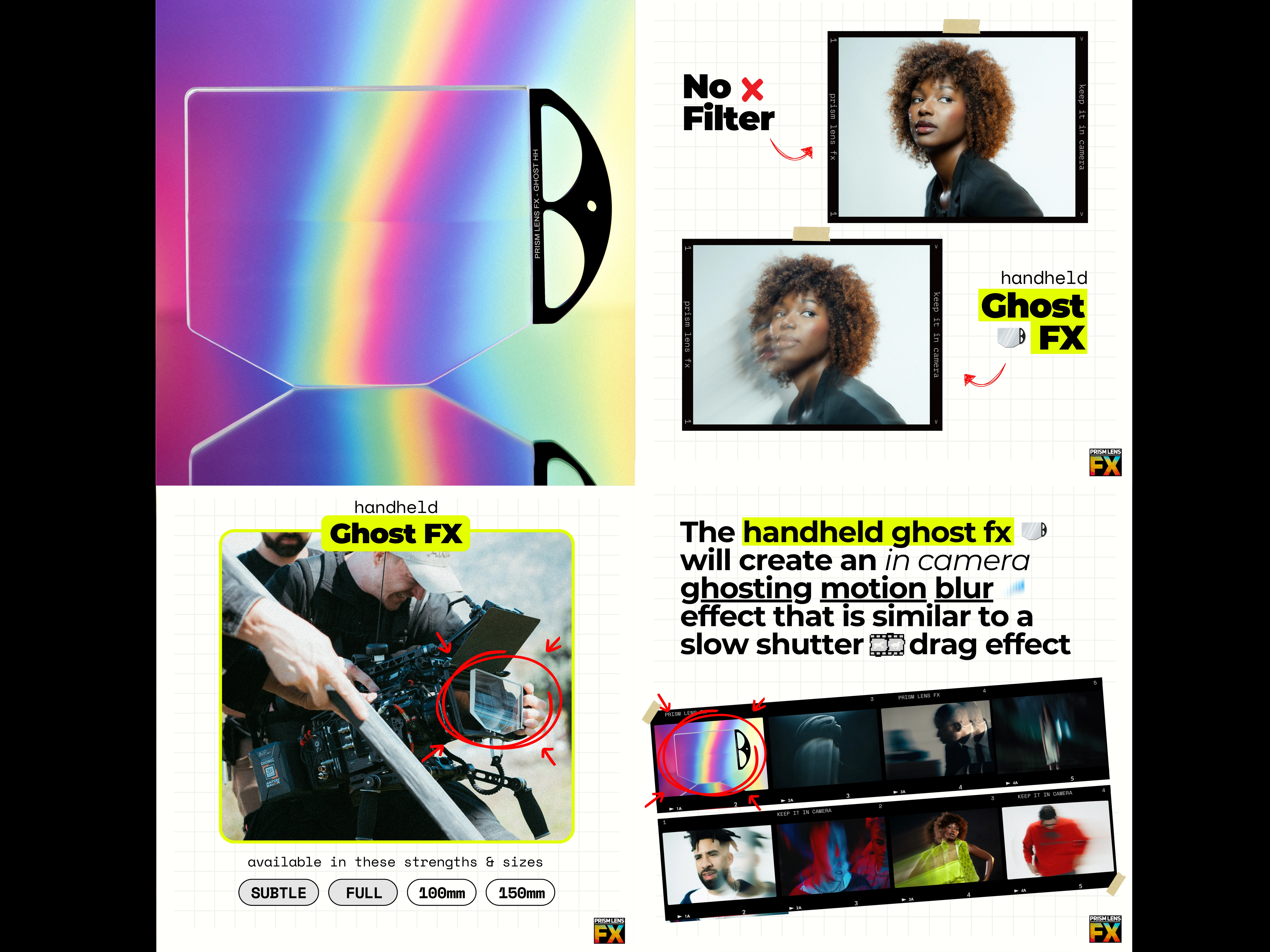 Llp 150mm handheld ghost/stretch fx filters prism