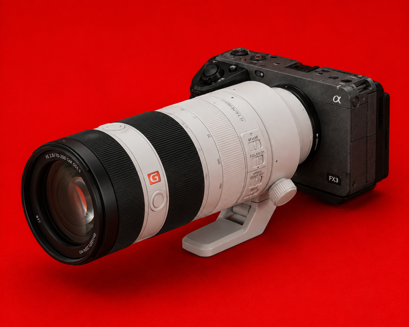 Sony fx3 + 70-200mm 2.8 gm oss ii lens 70-200 mm - 320gb