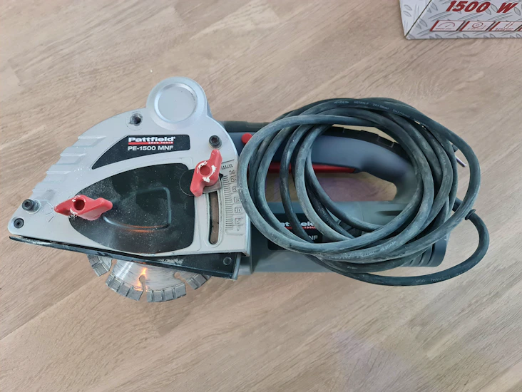 Betongspårfräs 1500w
