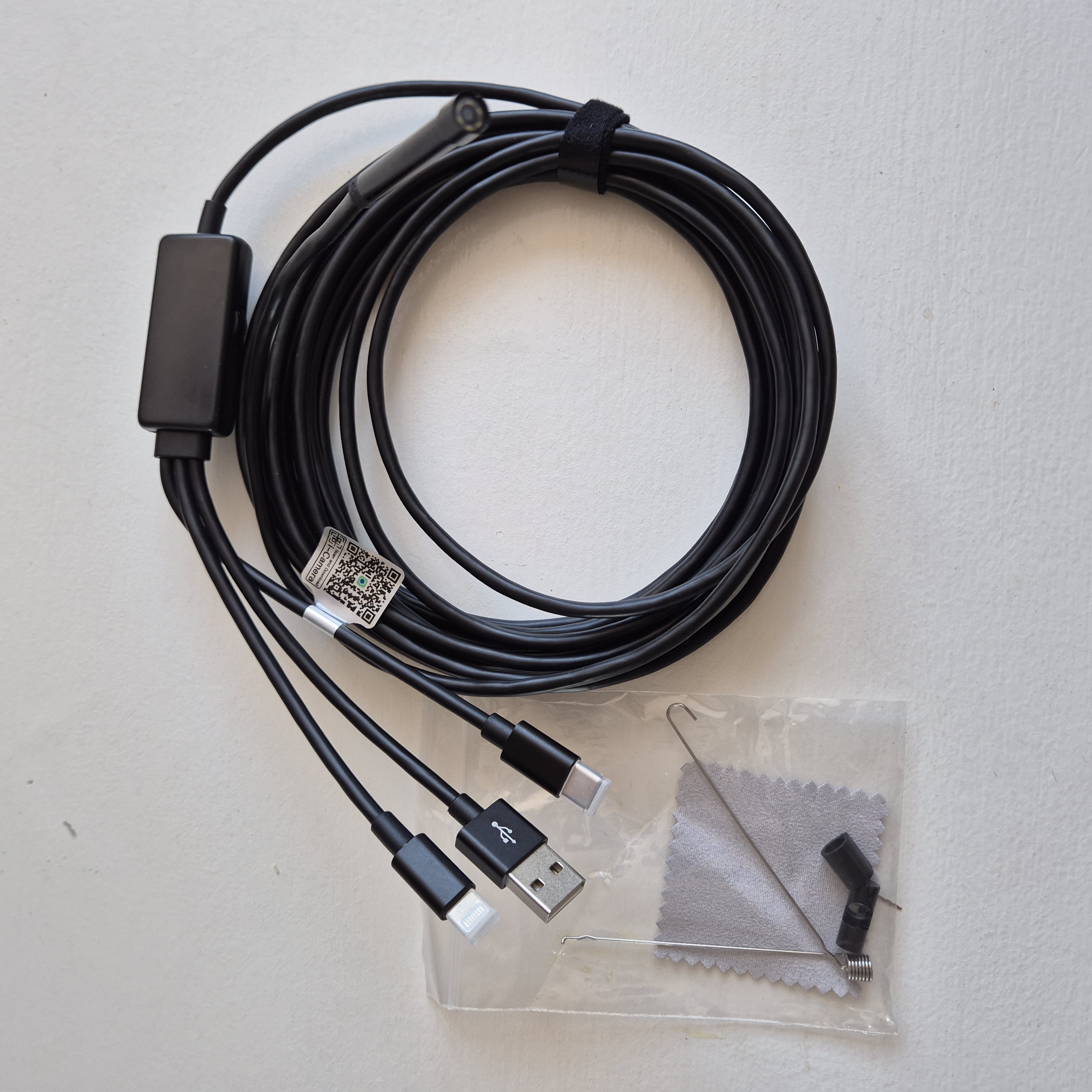 Inspektionskamera – usb-c, lightning & micro-usb