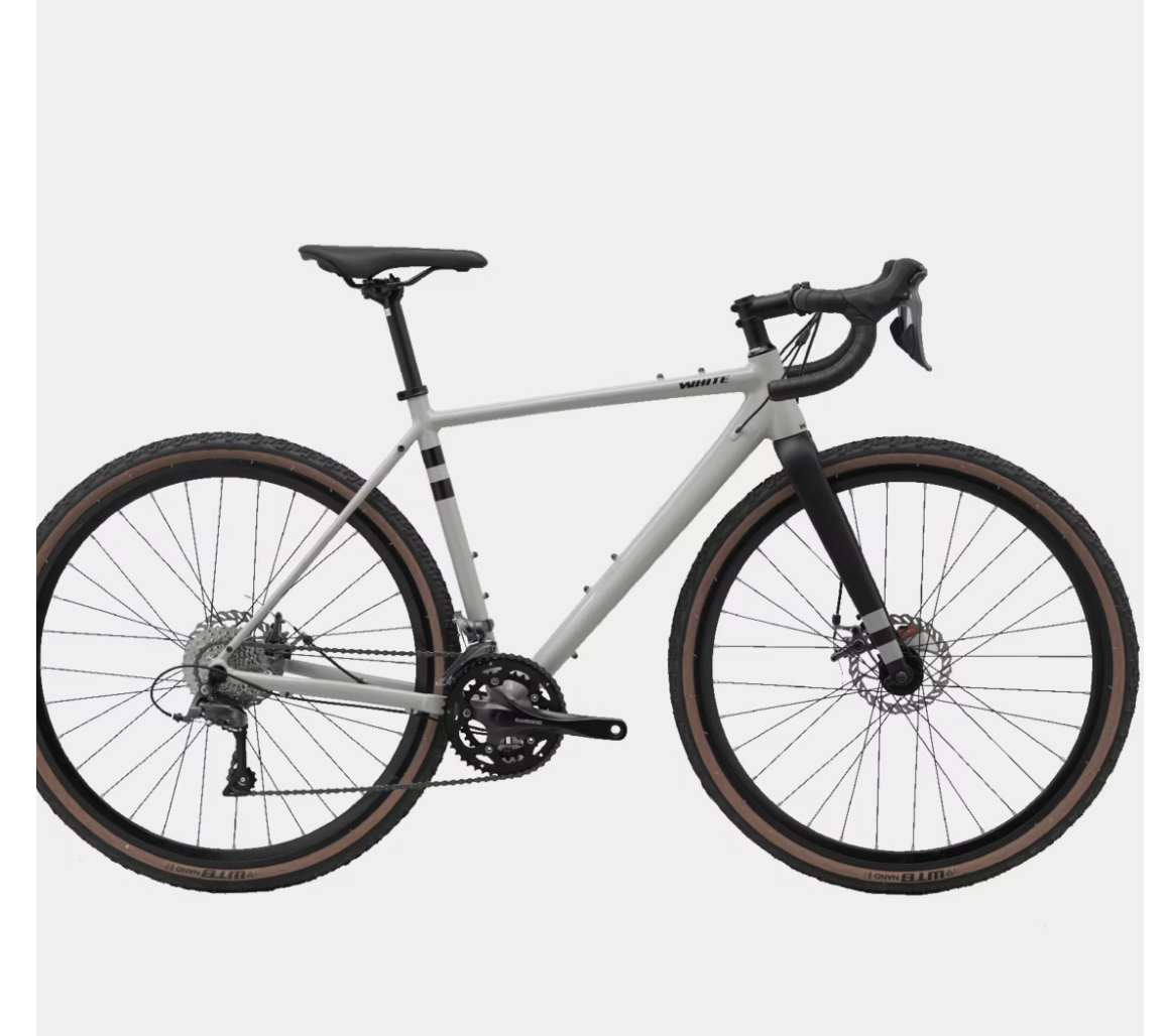 Gravel bike / grussykkel / white strl m