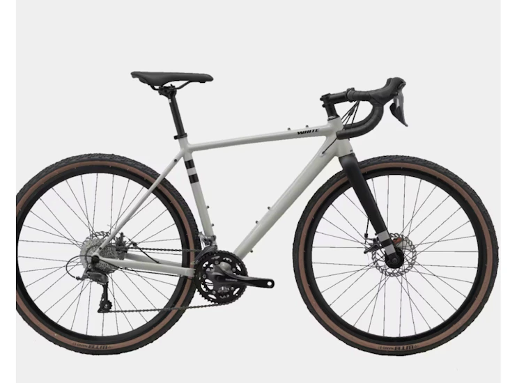 Gravel bike / grussykkel / white strl m