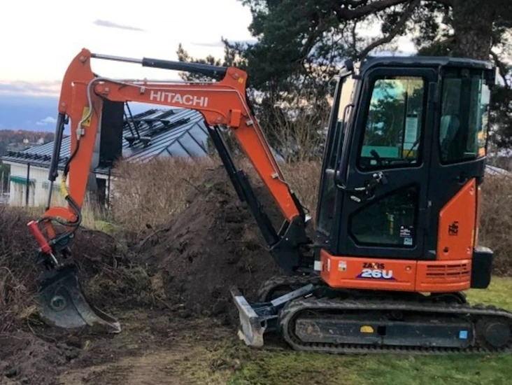 Minigrävare hitachi 2,7 ton