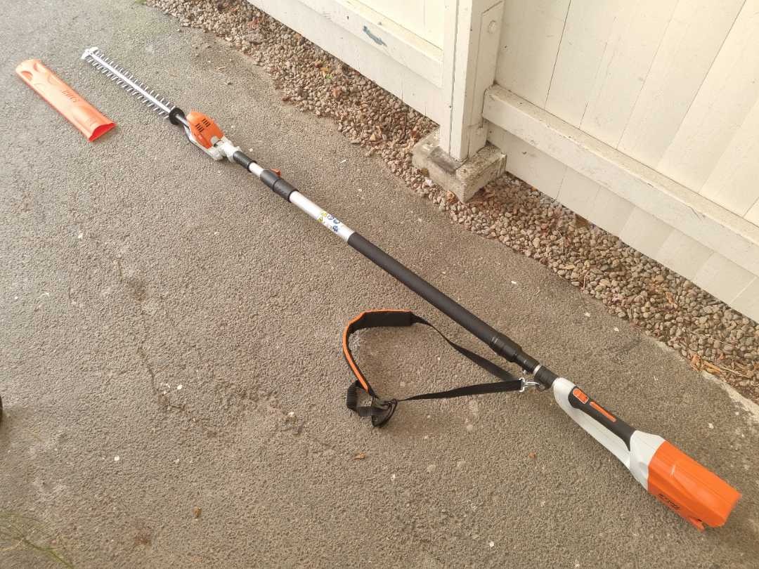 Batteridriven teleskophäcksax